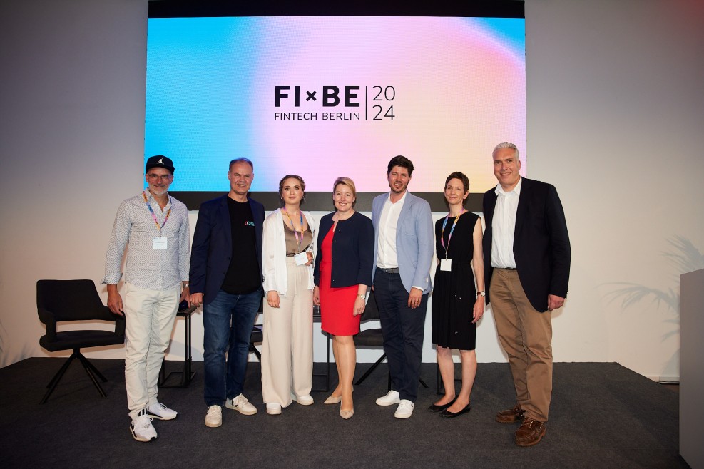 Messe Berlin, BFI, Handelsblatt, Berlin Partner and Senator Giffey at the debut of FIBE