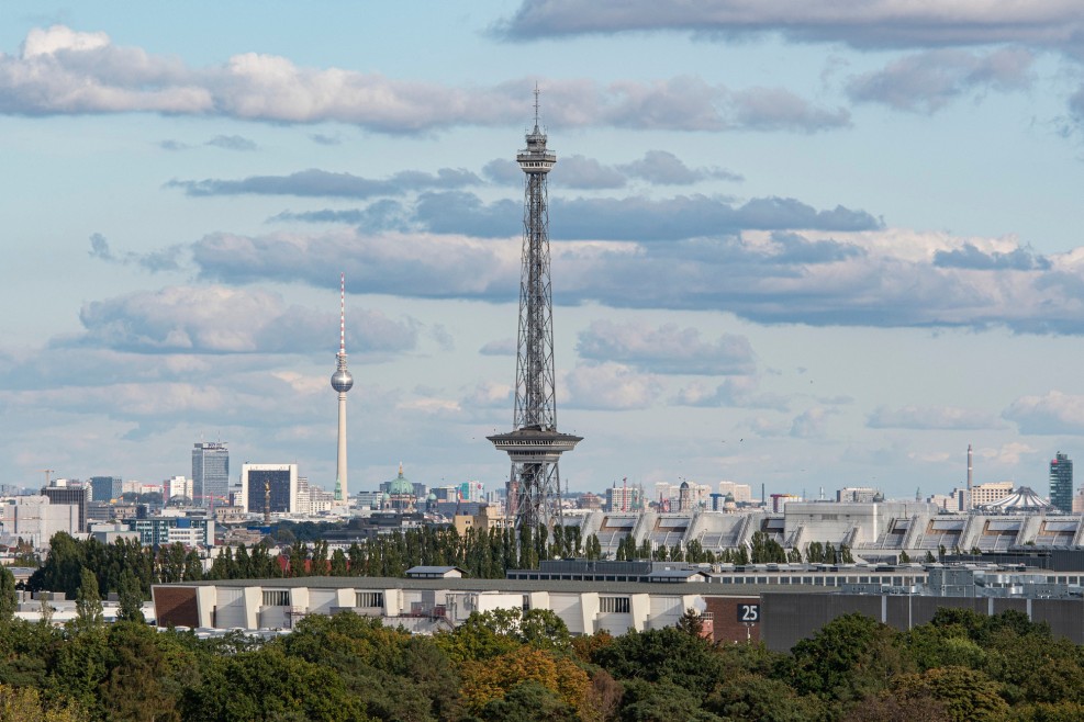 You can see the Berlin Exhibition Grounds under the Berlin Radio Tower 